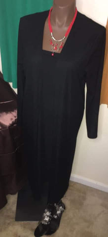 Kimono Ribbed Midi Dress